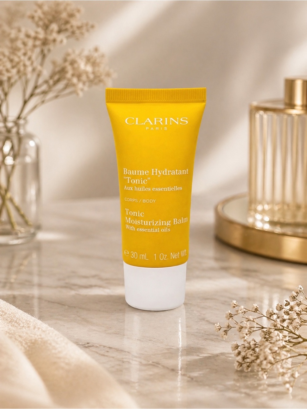 Clarins Tonic Moisturizing Balm w/ Essential Oils 30 ml - New & Sealed